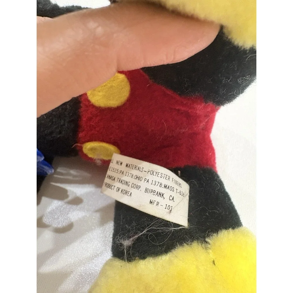 VINTAGE 1990S Disneyland Walt Disney World MICKEY‎ MOUSE Large 12
